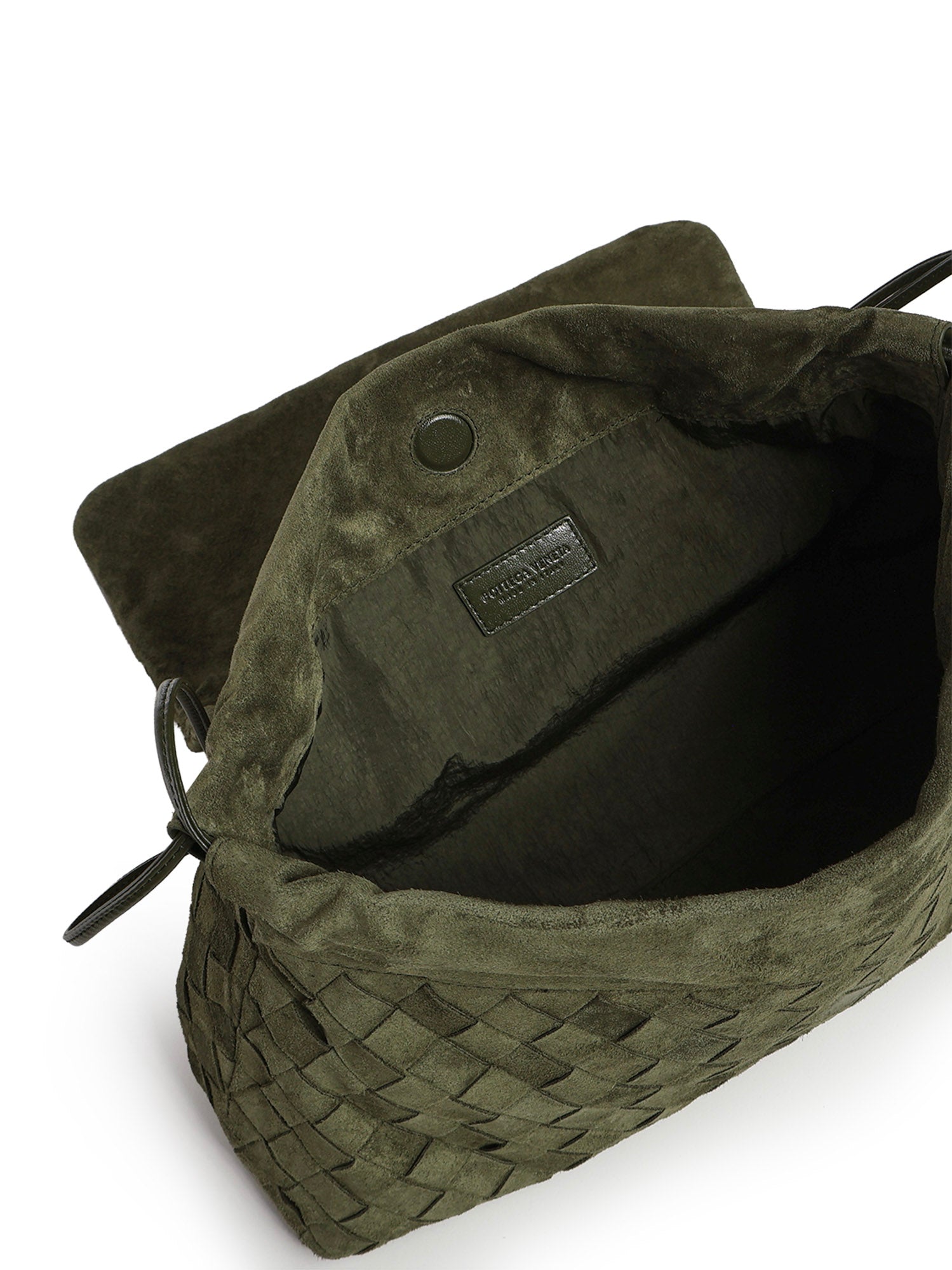 Clutch Giorno in suede 857657 V5ZZ03785 BOTTEGA VENETA 