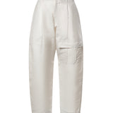 Pantaloni in seta e cotone 871341 V6ON09107 BOTTEGA VENETA 