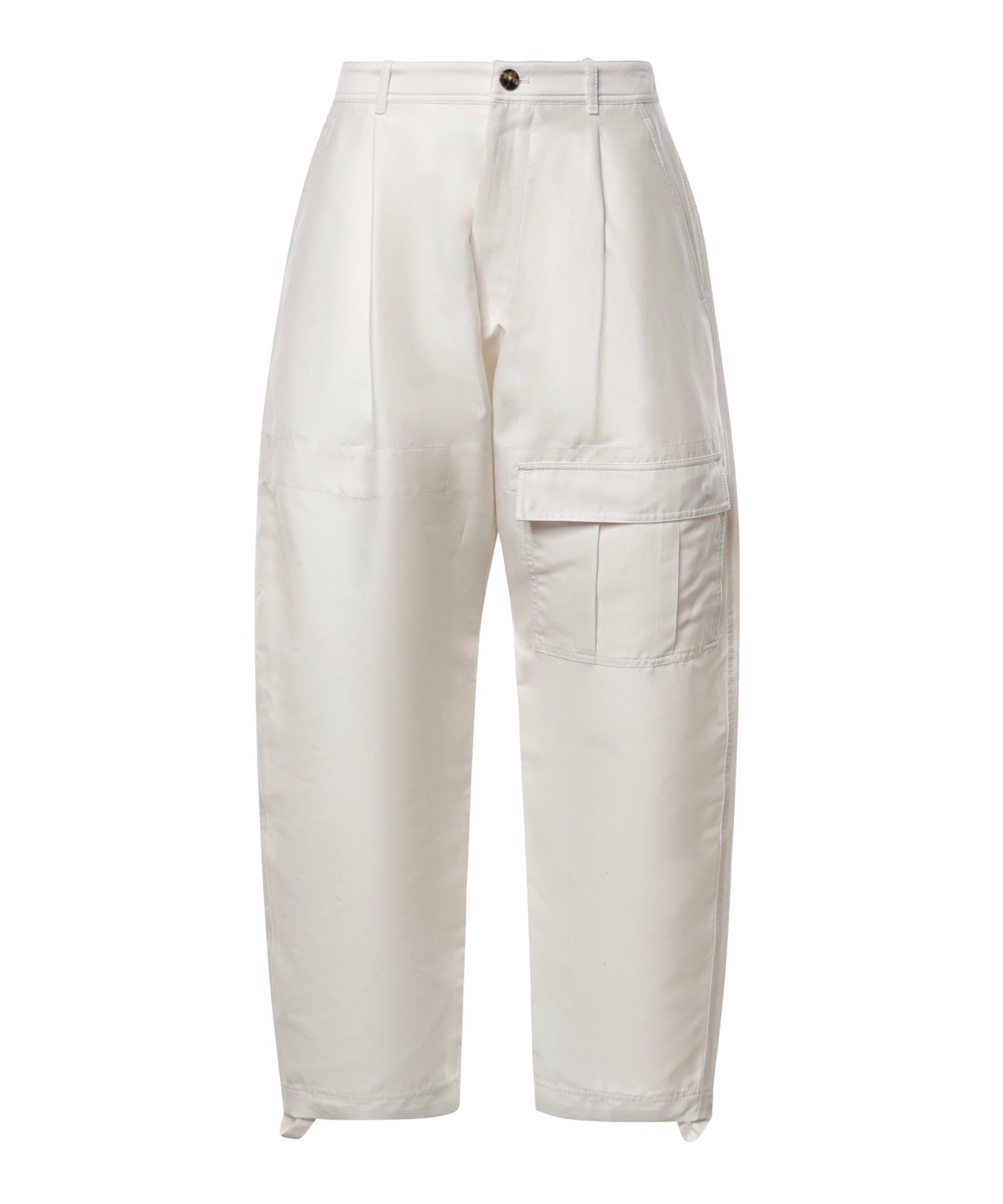 Pantaloni in seta e cotone 871341 V6ON09107 BOTTEGA VENETA 