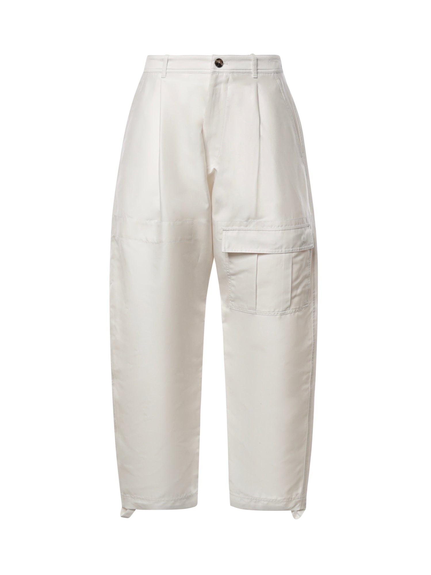 Pantaloni in seta e cotone 871341 V6ON09107 BOTTEGA VENETA 
