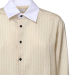 Camicia a righe in misto viscosa 871471 V6NF09231 BOTTEGA VENETA 