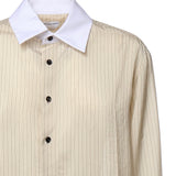 Camicia a righe in misto viscosa 871471 V6NF09231 BOTTEGA VENETA 