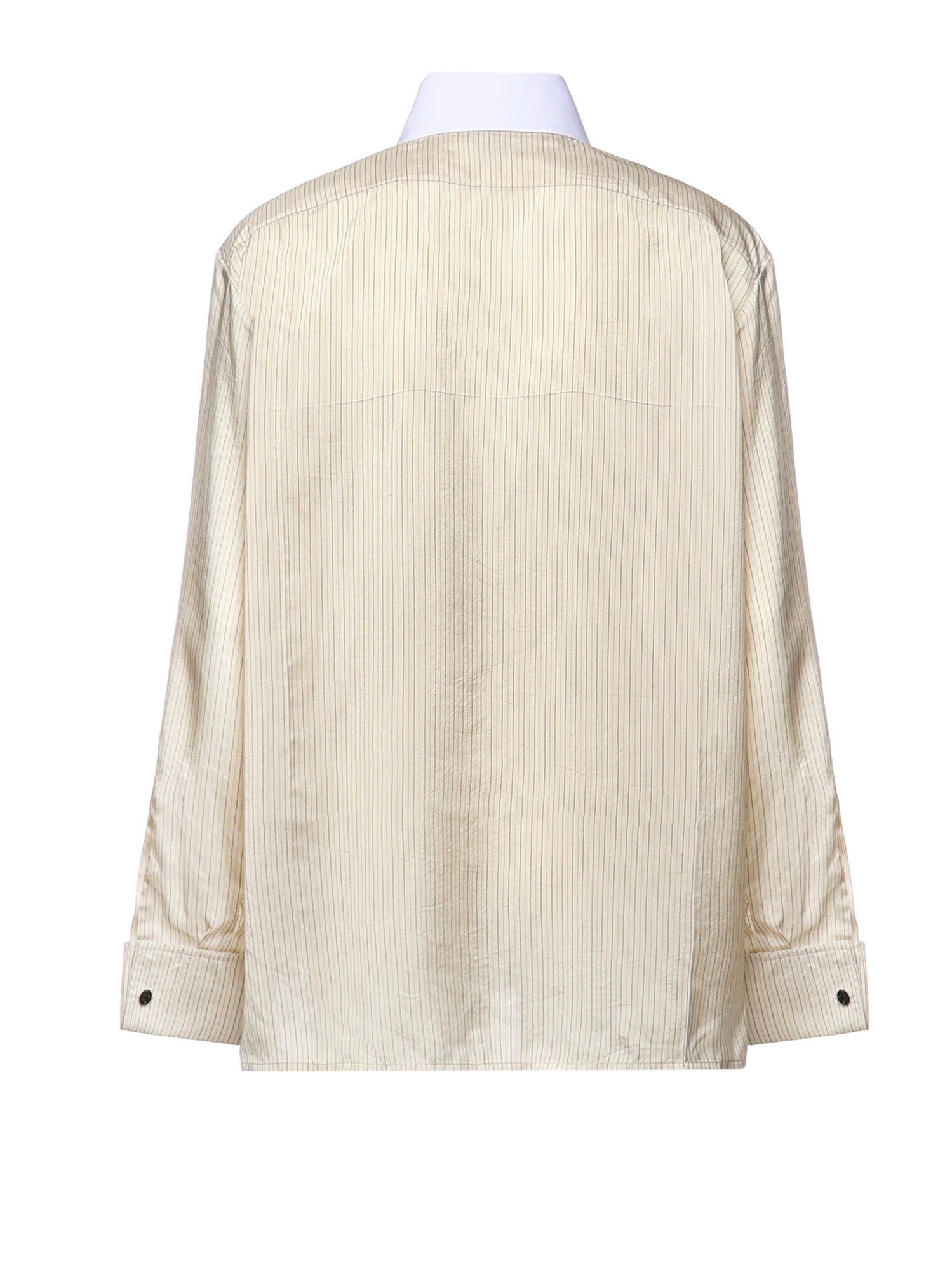 Camicia a righe in misto viscosa 871471 V6NF09231 BOTTEGA VENETA 