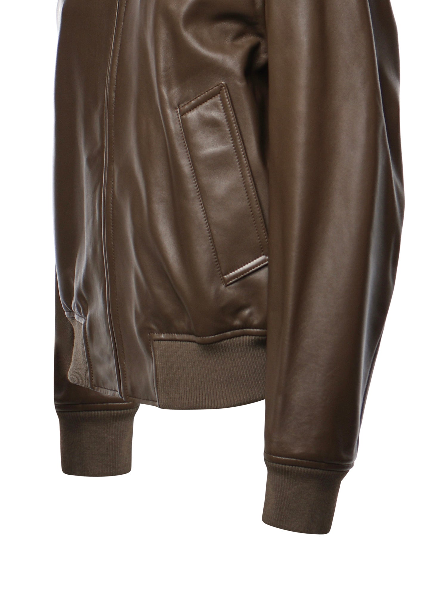 Giacca in pelle lucida 874736 V61D03476 BOTTEGA VENETA 