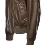 Giacca in pelle lucida 874736 V61D03476 BOTTEGA VENETA 
