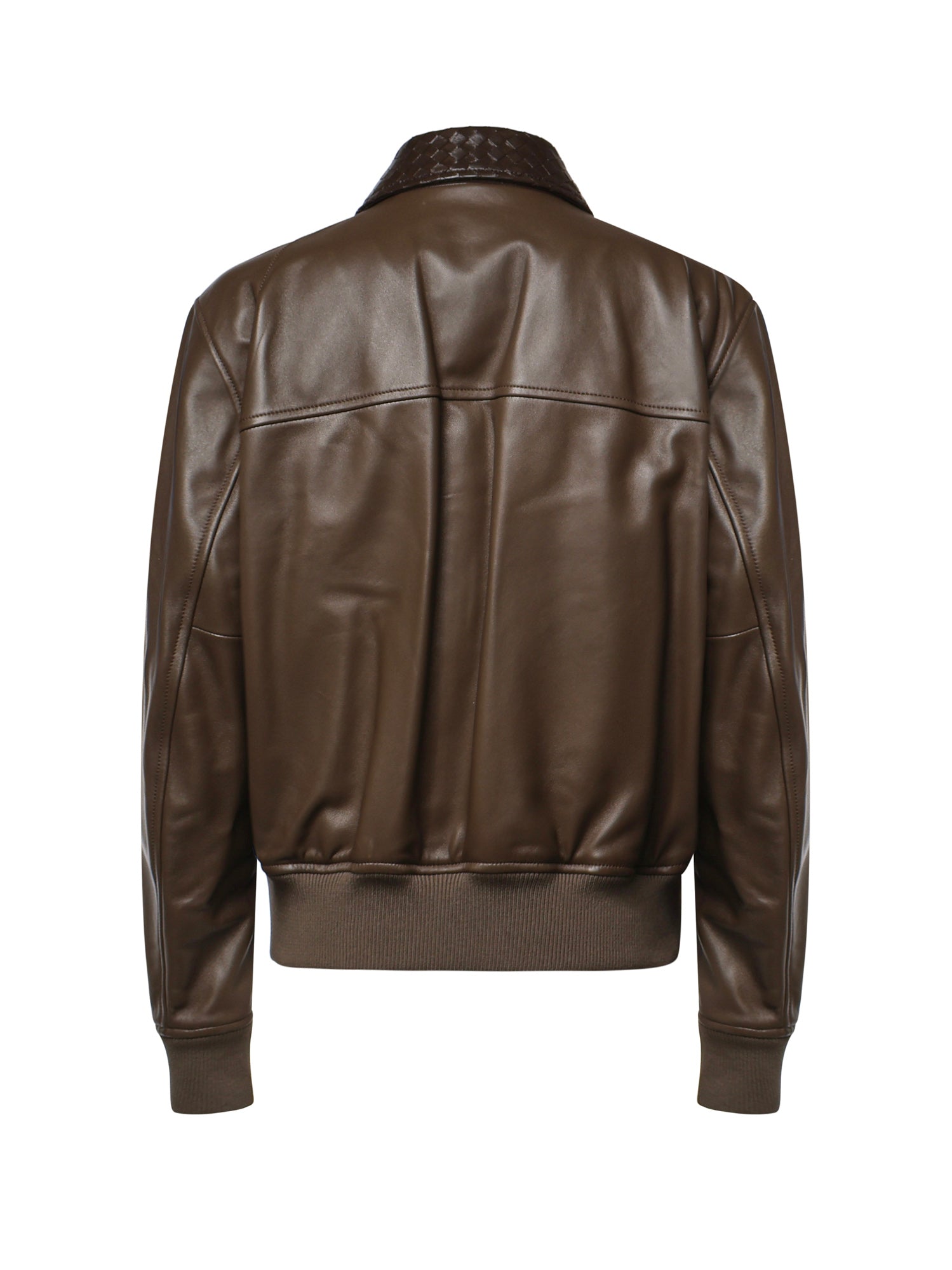 Giacca in pelle lucida 874736 V61D03476 BOTTEGA VENETA 
