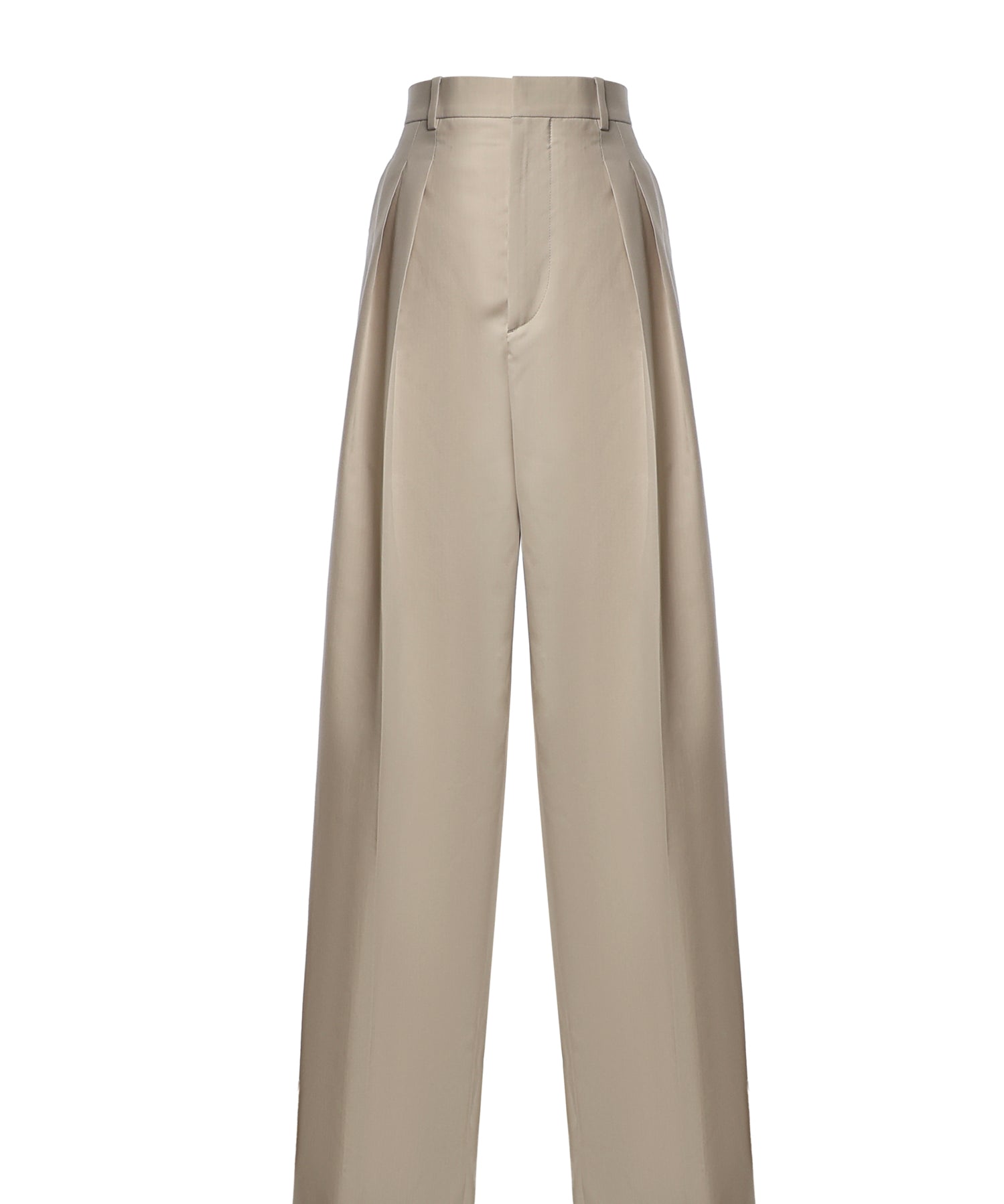 Pantaloni a gamba larga in misto lana 876661 V6NB02512 BOTTEGA VENETA 