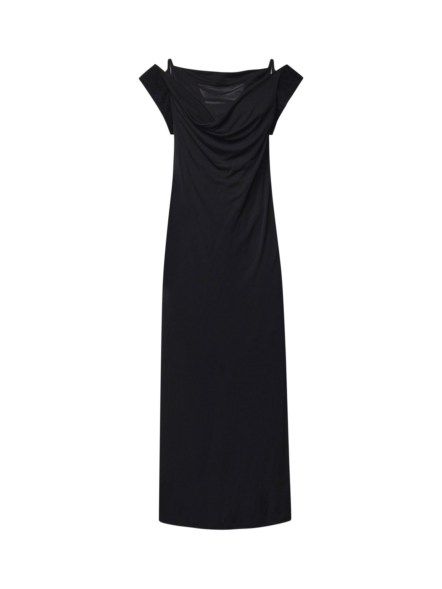 Abito in jersey di viscosa crêpe 876819 V6NJ01010 BOTTEGA VENETA 