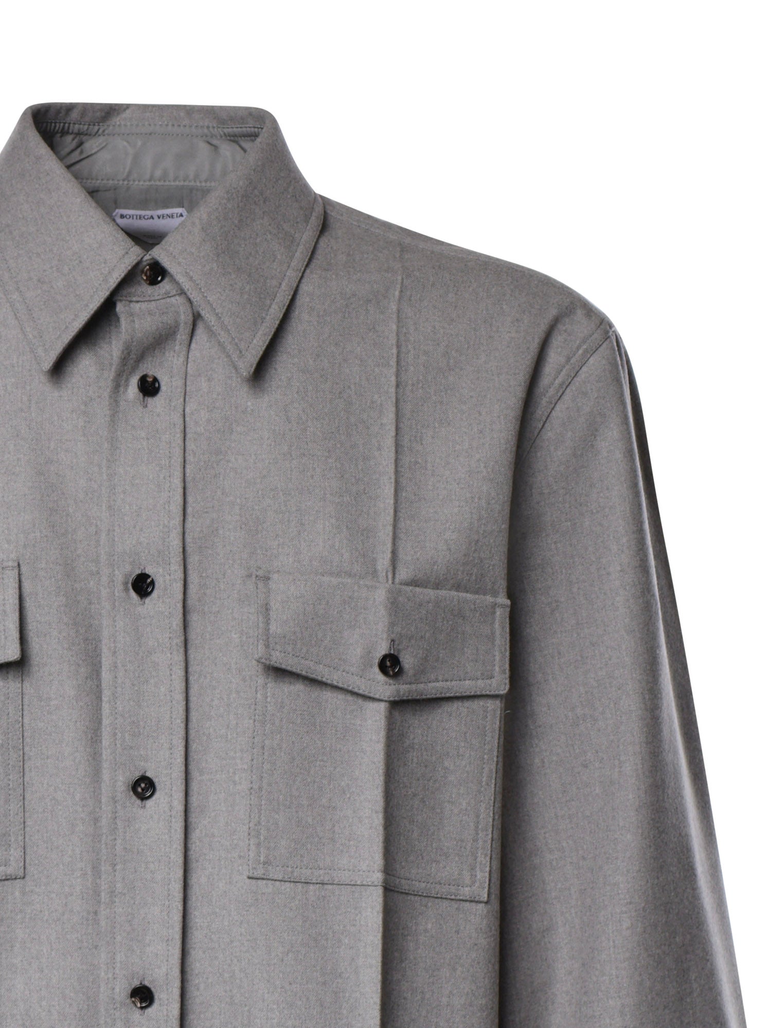 Camicia in misto lana A001N4 V6YL01160 BOTTEGA VENETA 