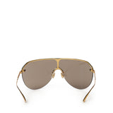 Occhiali da sole a mascherina Long Ribbon A002LD V44501251 BOTTEGA VENETA 