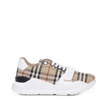 Sneaker Check in cotone e pelle 8048577 A7028 BURBERRY 