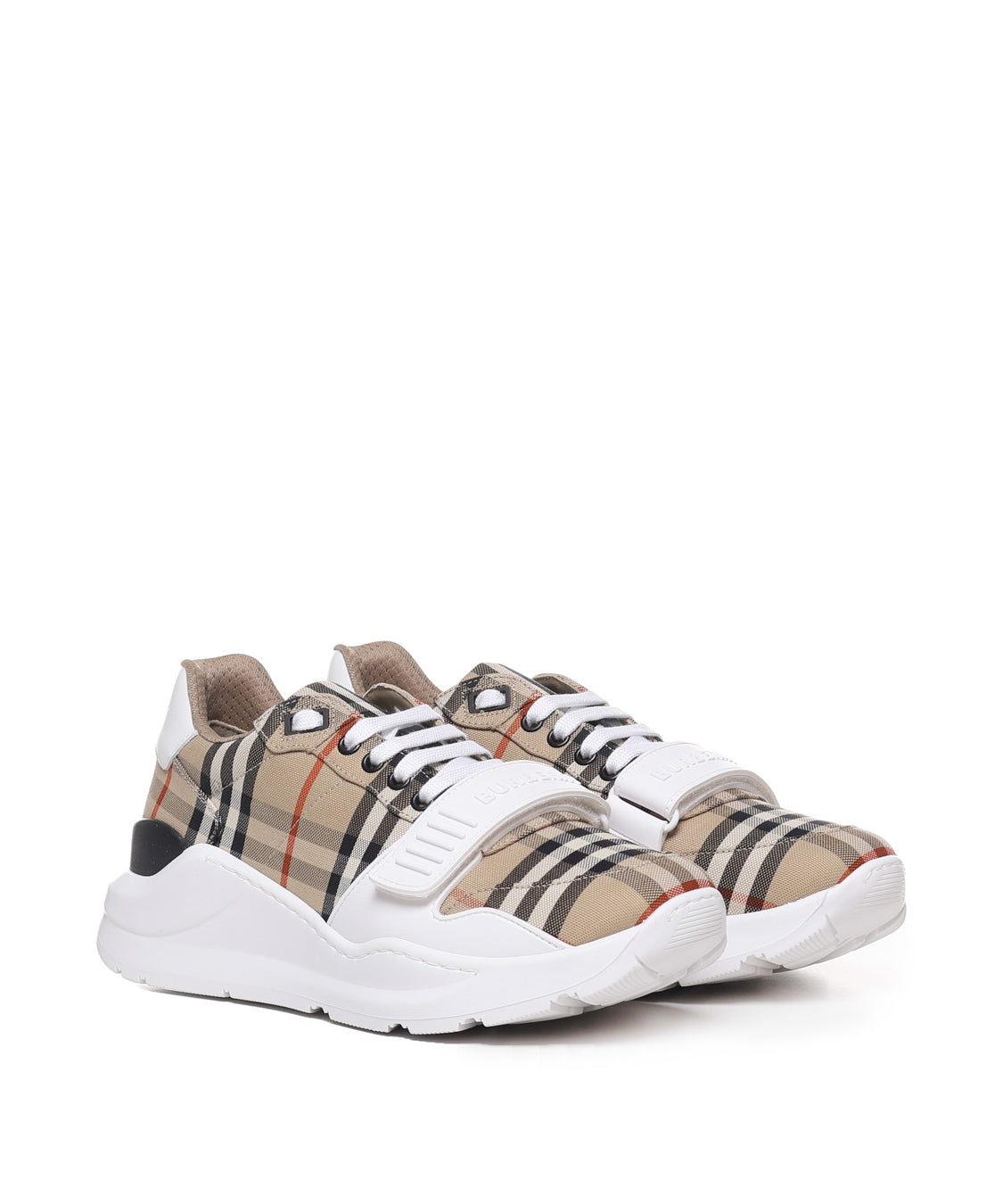 Sneaker Check in cotone e pelle 8048577 A7028 BURBERRY 
