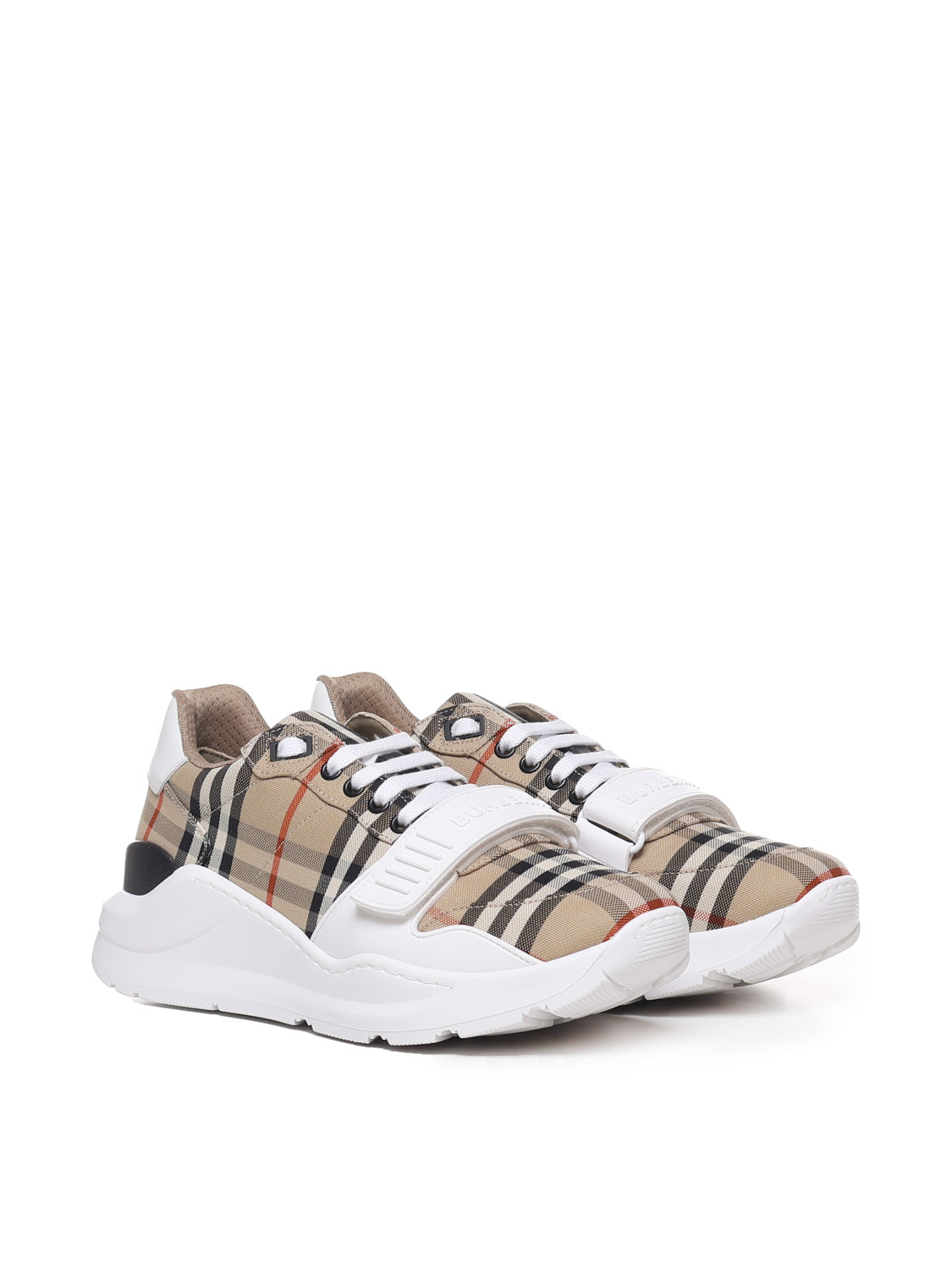 Sneaker Check in cotone e pelle 8048577 A7028 BURBERRY 