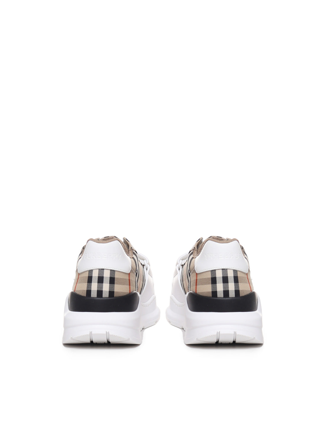 Sneaker Check in cotone e pelle 8048577 A7028 BURBERRY 