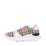Sneaker Check in cotone e pelle 8048577 A7028 BURBERRY 