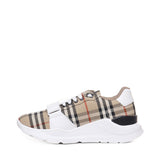 Sneaker Check in cotone e pelle 8048577 A7028 BURBERRY 