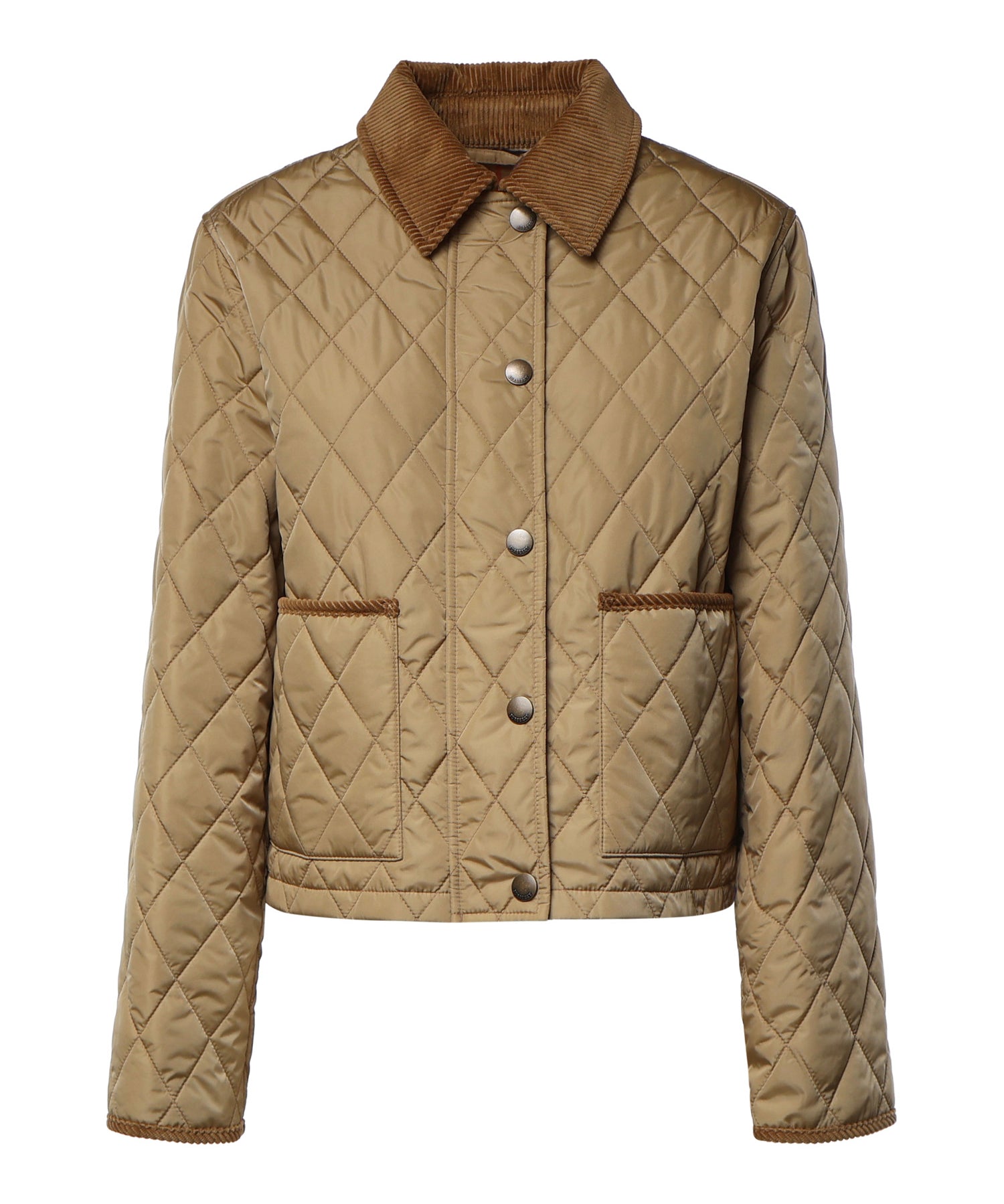 Giacca cropped in nylon trapuntato 8107466 C1544 BURBERRY 