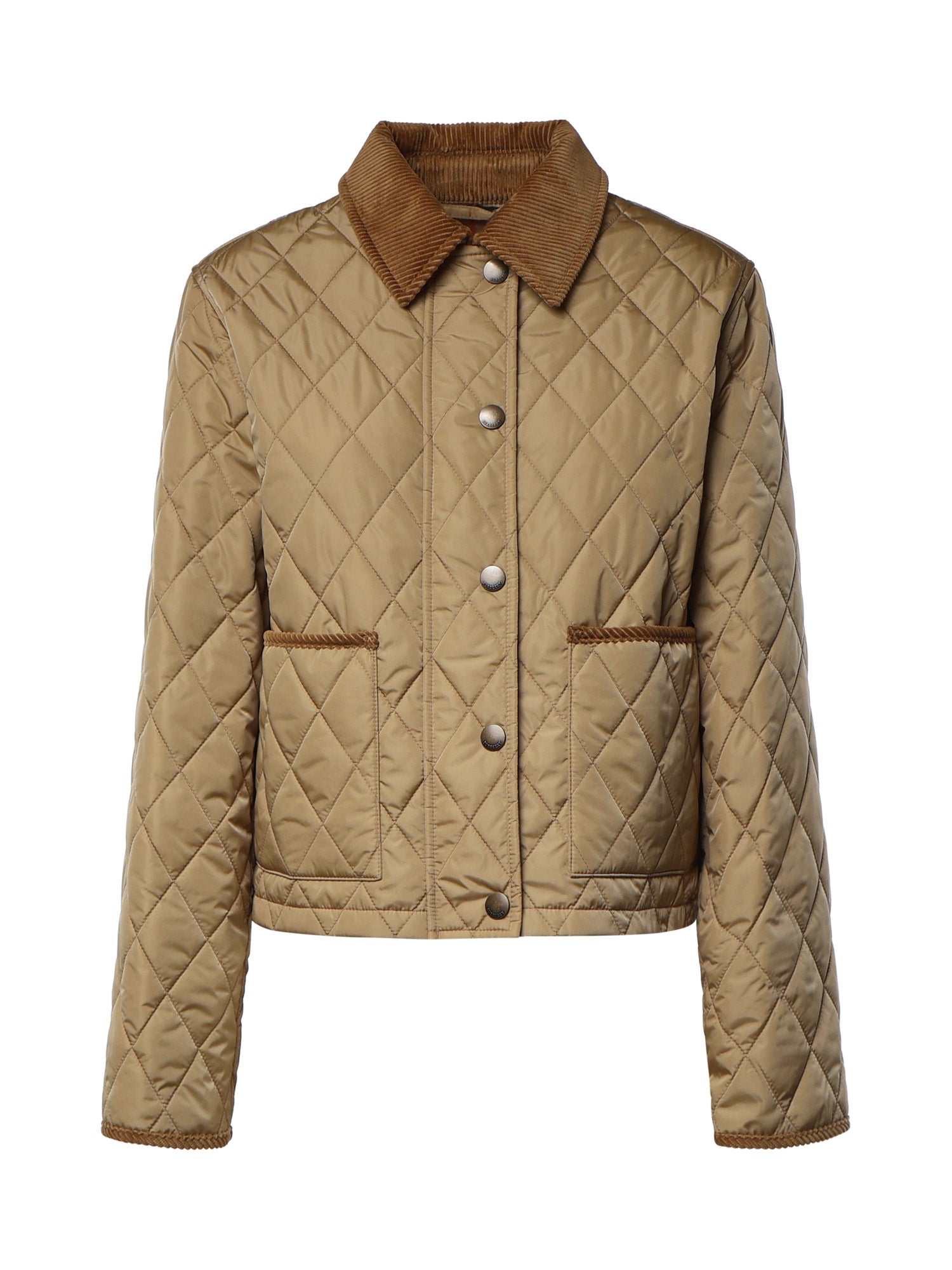 Giacca cropped in nylon trapuntato 8107466 C1544 BURBERRY 