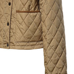 Giacca cropped in nylon trapuntato 8107466 C1544 BURBERRY 