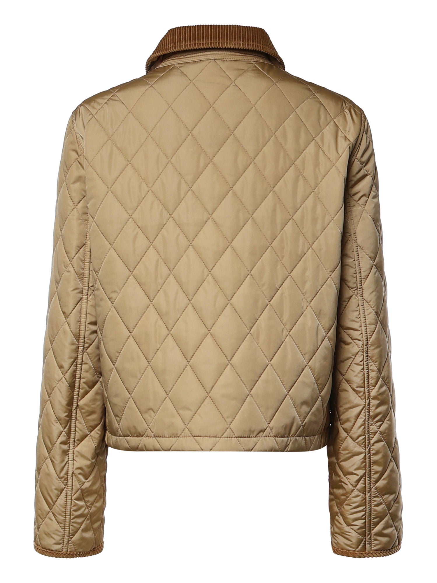 Giacca cropped in nylon trapuntato 8107466 C1544 BURBERRY 