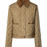 Giacca cropped in nylon trapuntato 8107466 C1544 BURBERRY 