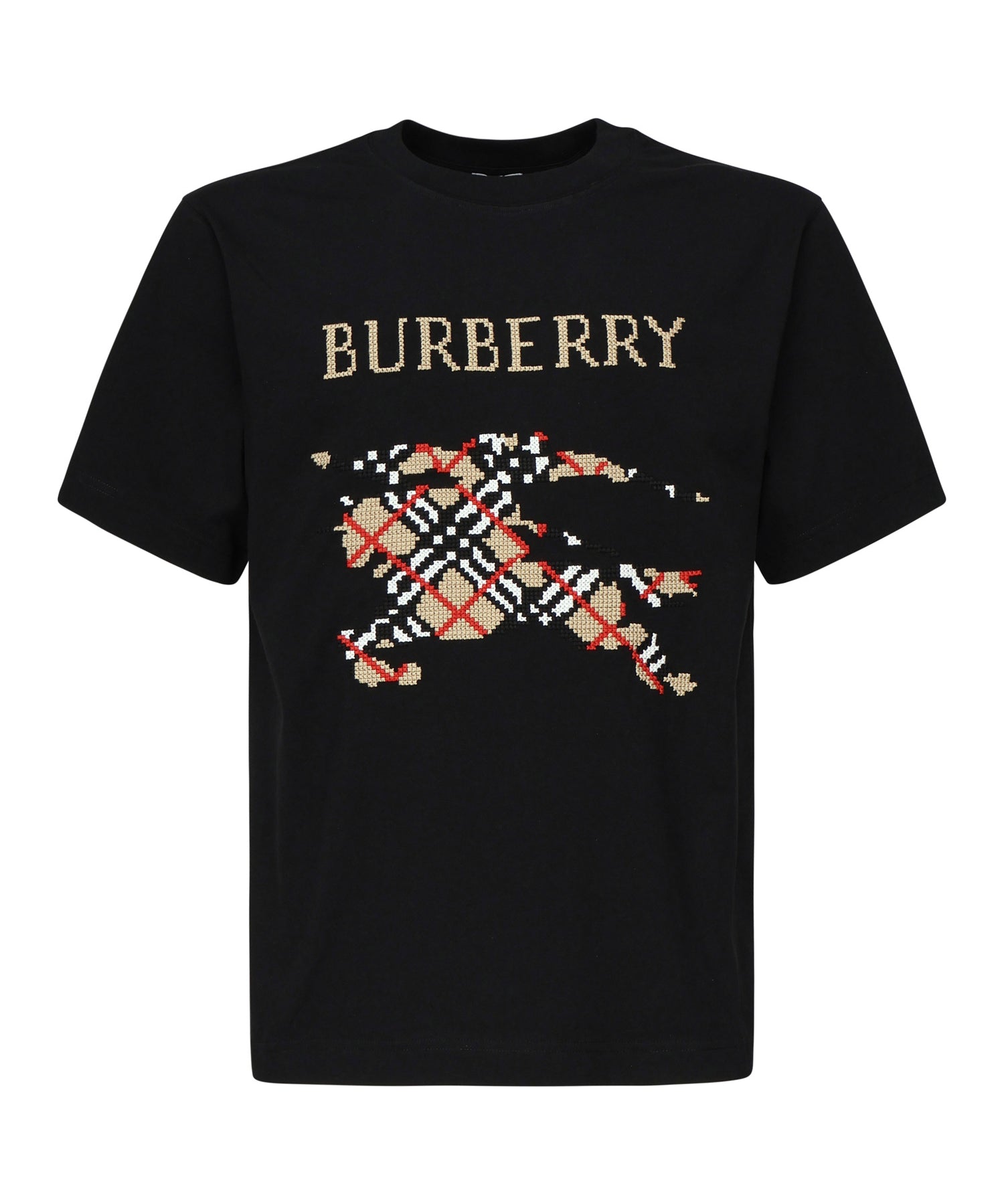 T-shirt con EKD a punto croce 8109021 A1189 BURBERRY 