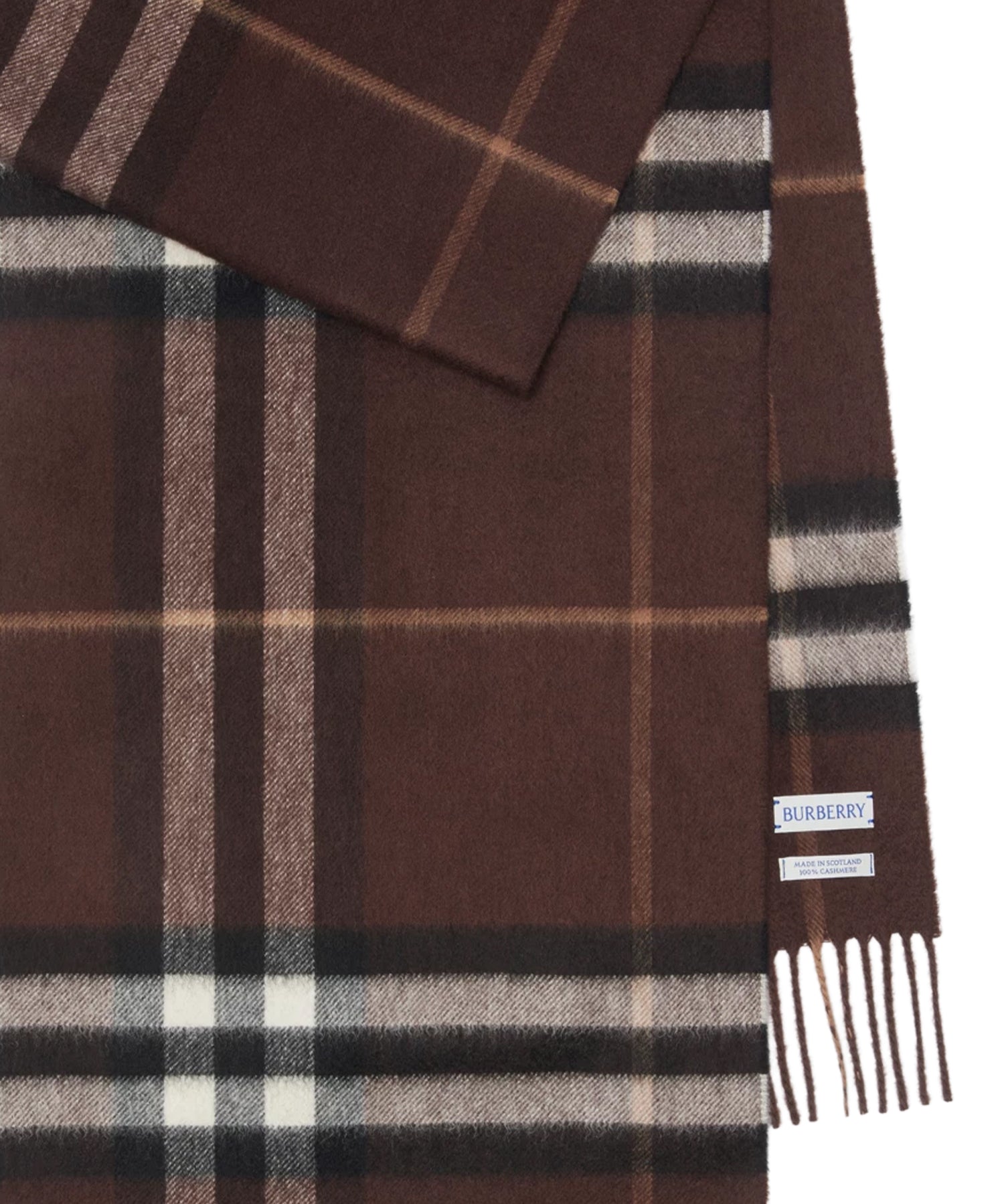 Sciarpa in cashmere Check 8112638 B7313 BURBERRY 