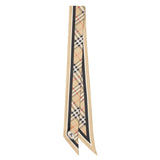 Sciarpa sottile in seta Check 8114238 A2021 BURBERRY 