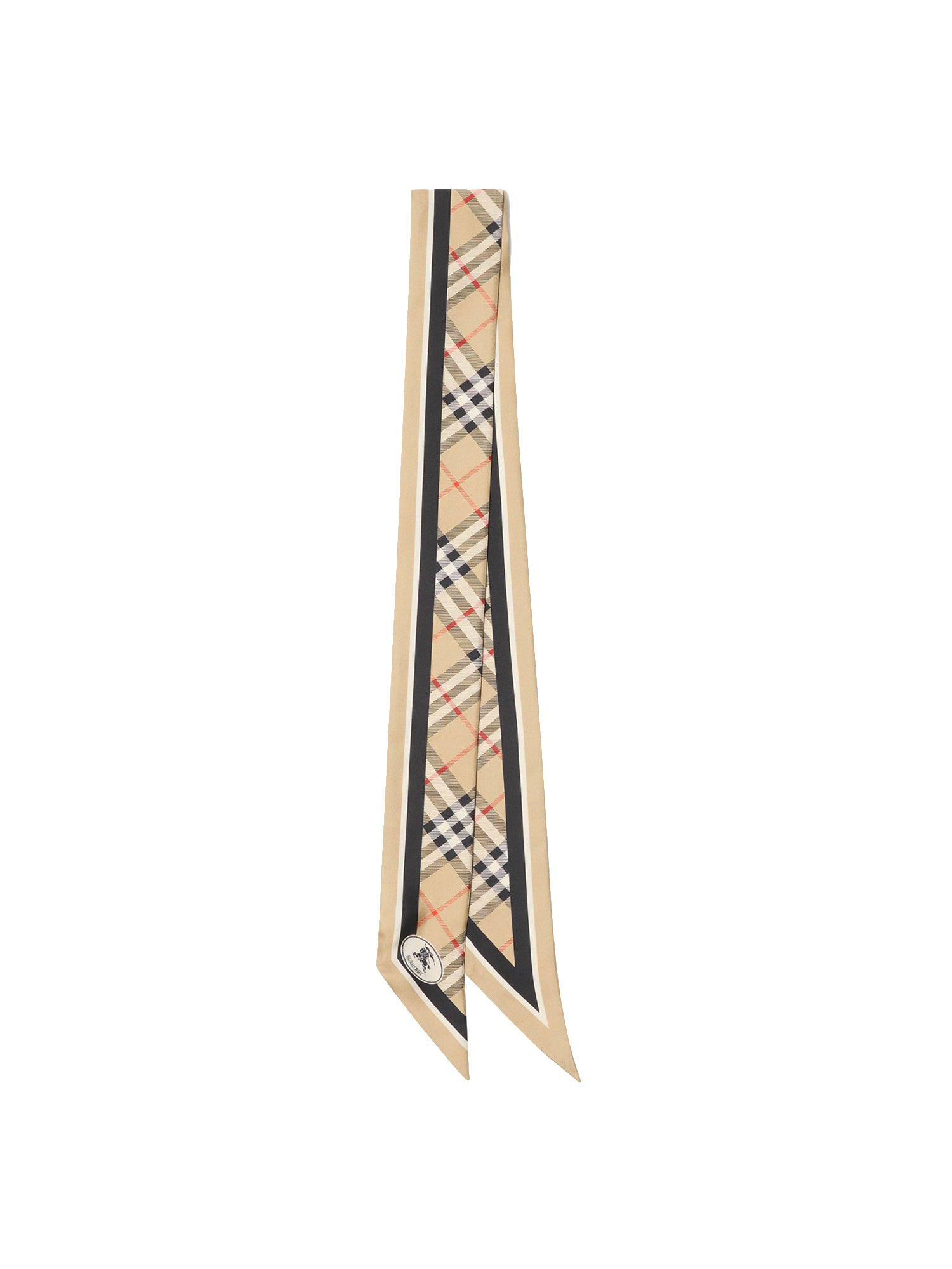 Sciarpa sottile in seta Check 8114238 A2021 BURBERRY 