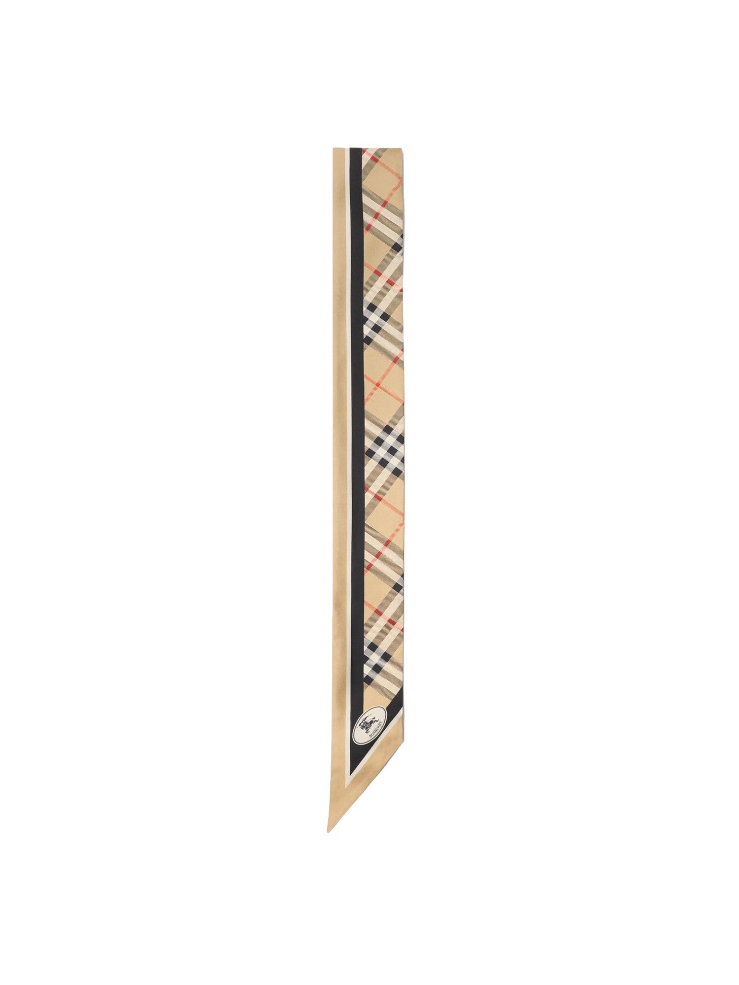 Sciarpa sottile in seta Check 8114238 A2021 BURBERRY 