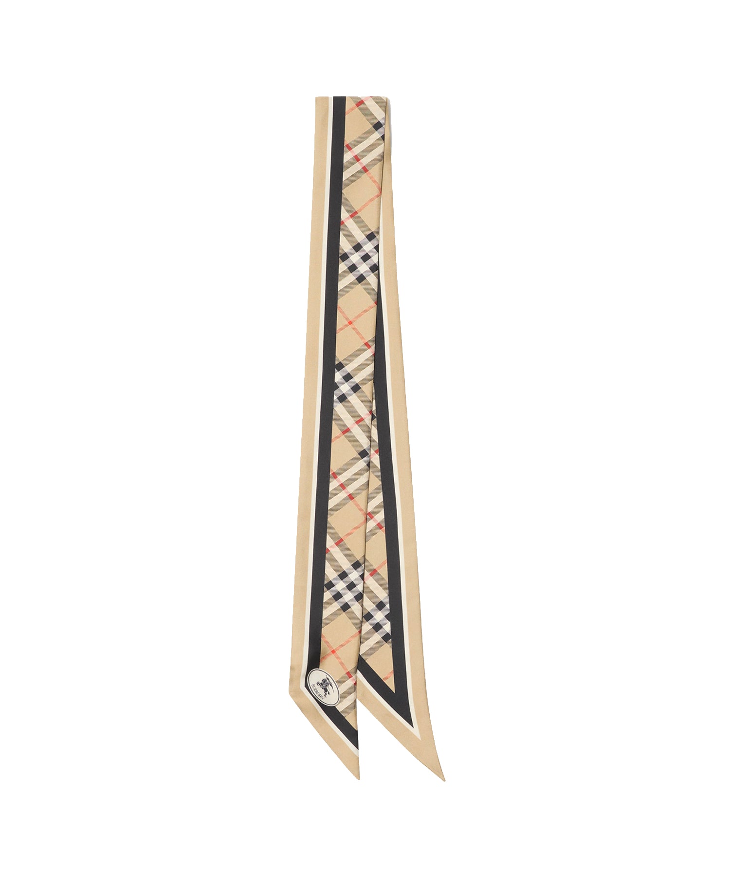 Sciarpa sottile in seta Check 8114238 A2021 BURBERRY 