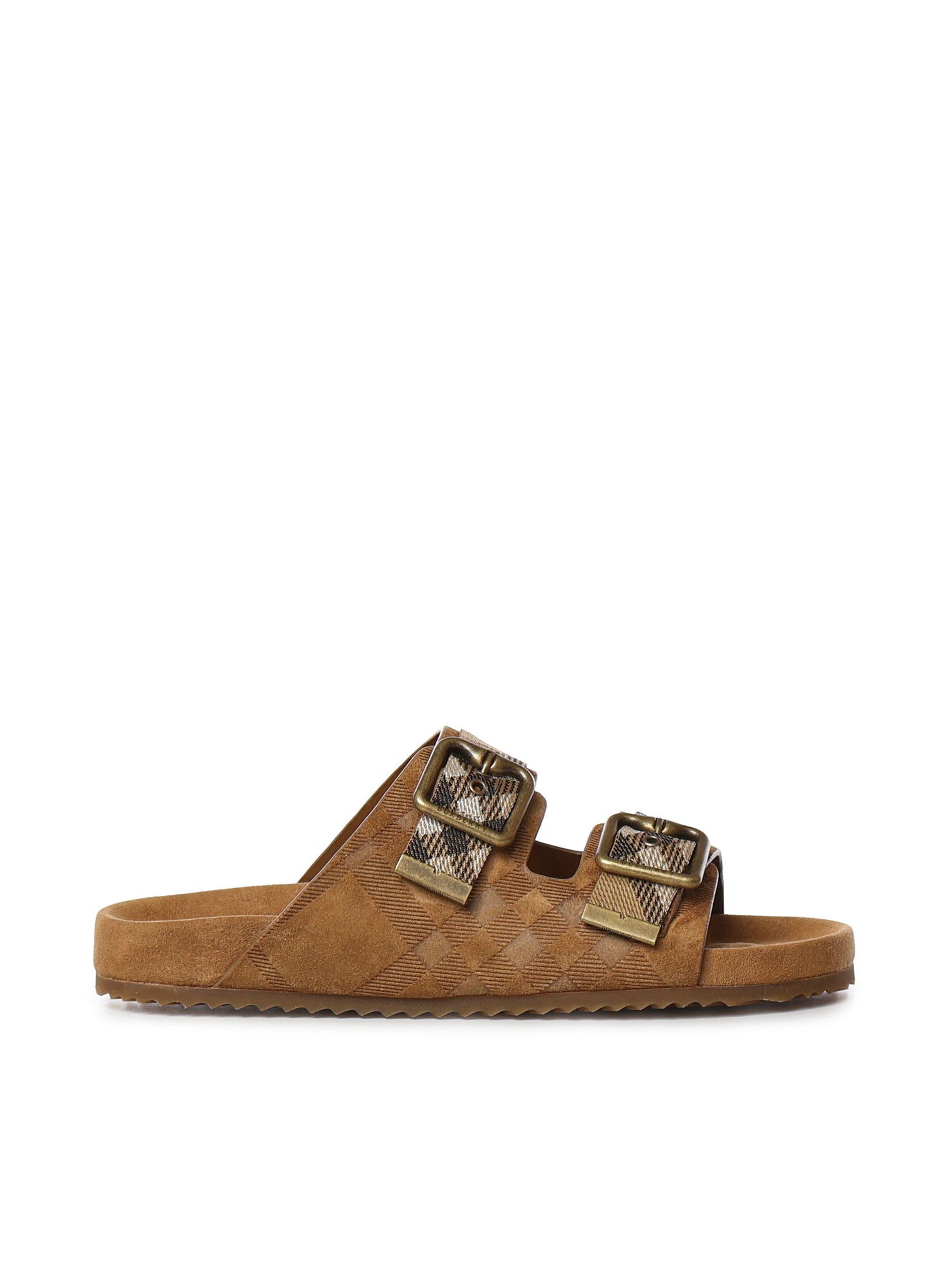 Sandali Urchin in pelle scamosciata Check 8121958 C1824 BURBERRY 