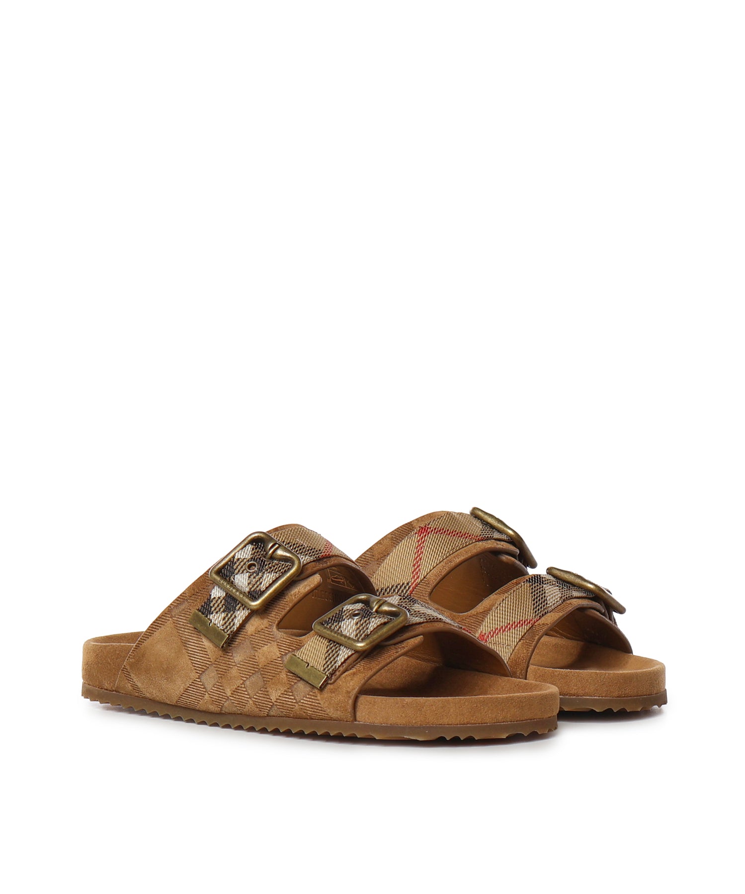 Sandali Urchin in pelle scamosciata Check 8121958 C1824 BURBERRY 
