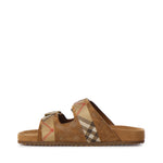 Sandali Urchin in pelle scamosciata Check 8121958 C1824 BURBERRY 
