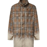 Parka in gabardine tropicale con Check sfumato 8126118 B7349 BURBERRY 