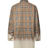 Parka in gabardine tropicale con Check sfumato 8126118 B7349 BURBERRY 