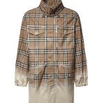 Parka in gabardine tropicale con Check sfumato 8126118 B7349 BURBERRY 