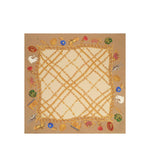 Foulard in seta con Check e charm 8126912 C5055 BURBERRY 