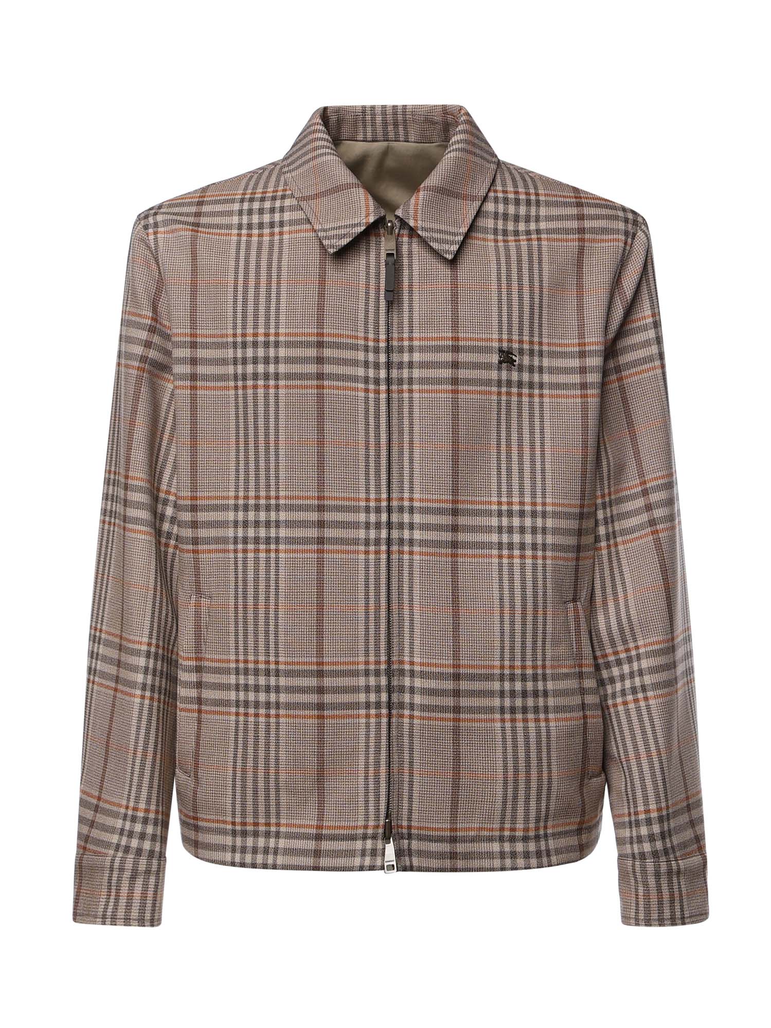 Giacca Check reversibile in lana 8127025 C6294 BURBERRY 