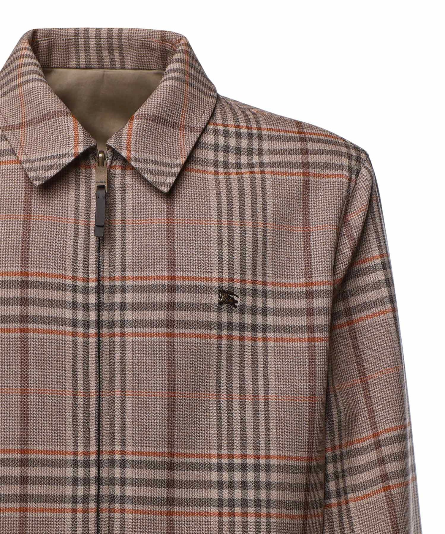Giacca Check reversibile in lana 8127025 C6294 BURBERRY 