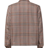 Giacca Check reversibile in lana 8127025 C6294 BURBERRY 