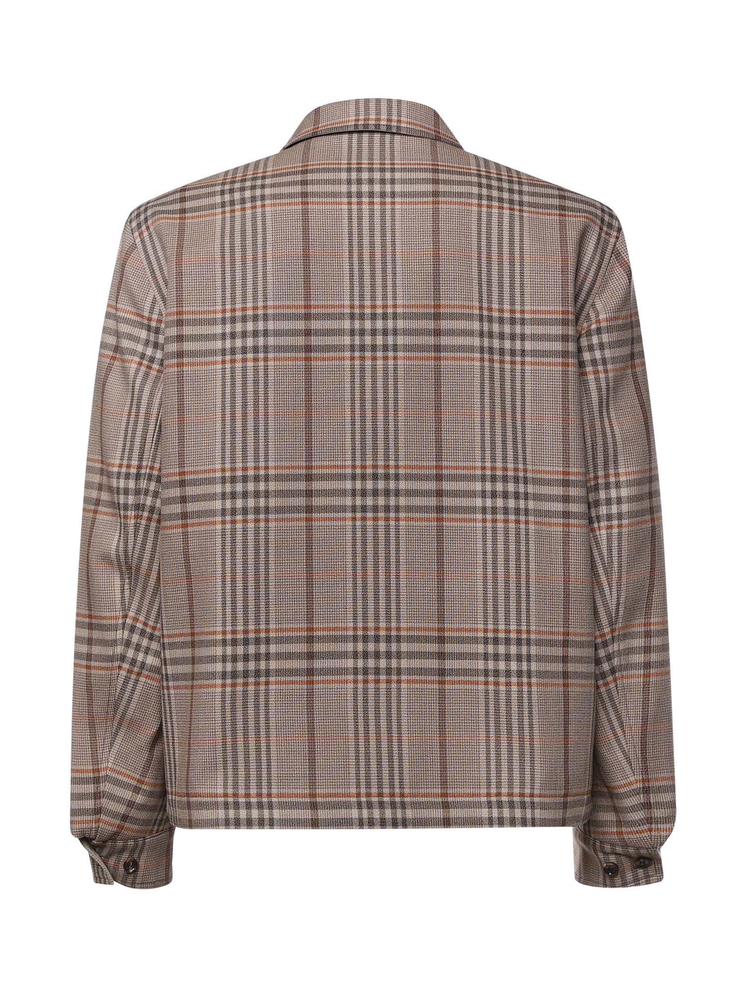 Giacca Check reversibile in lana 8127025 C6294 BURBERRY 