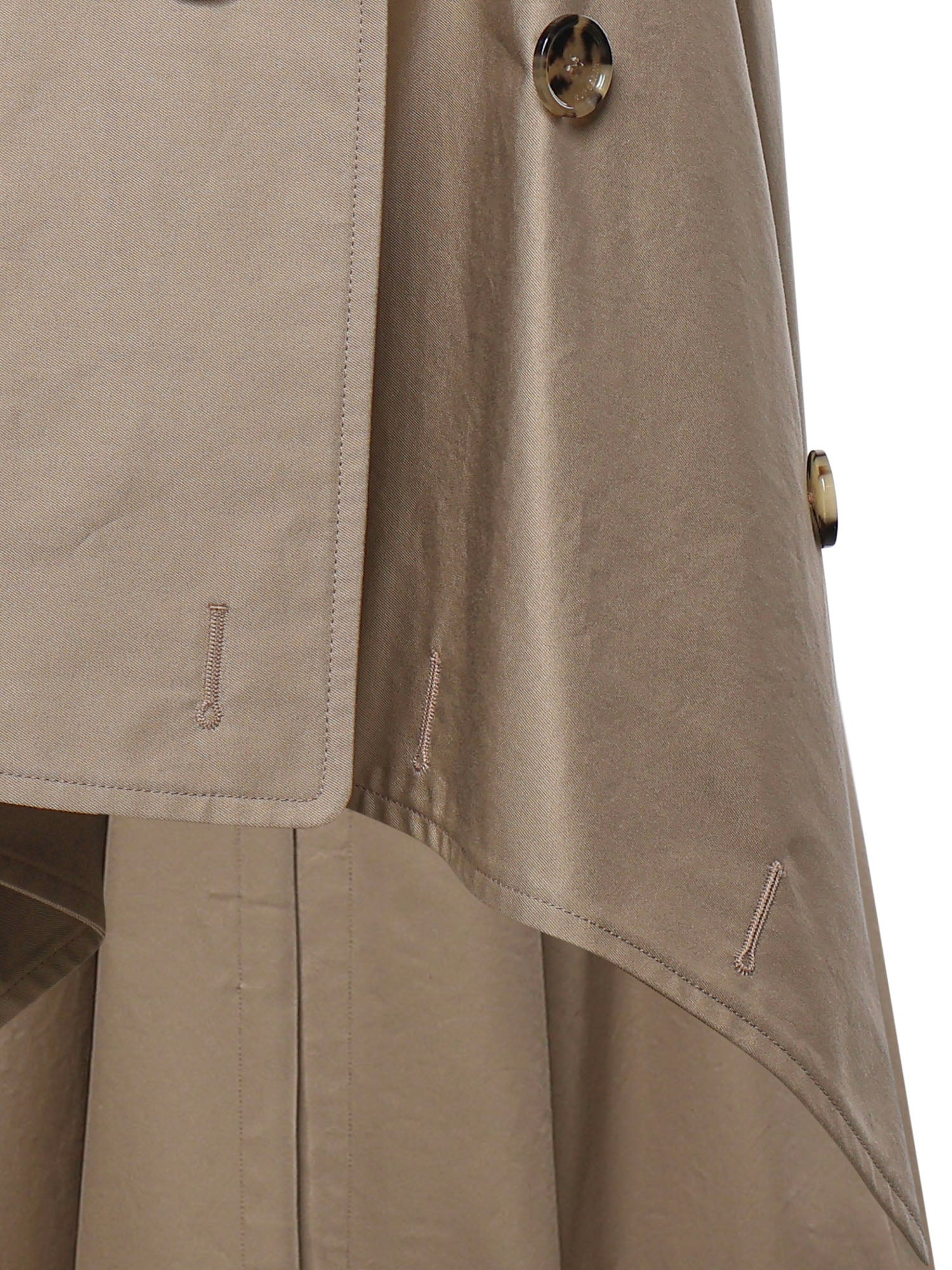 Gonna trench asimmetrica in gabardine 8127157 C5956 BURBERRY 