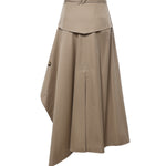 Gonna trench asimmetrica in gabardine 8127157 C5956 BURBERRY 