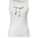 Tank top in cotone 8127208 B7078 BURBERRY 