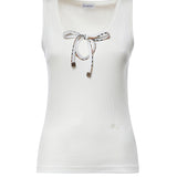 Tank top in cotone 8127208 B7078 BURBERRY 