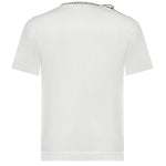 T-shirt in cotone con laccetti 8127210 B7078 BURBERRY 