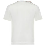 T-shirt in cotone con laccetti 8127210 B7078 BURBERRY 
