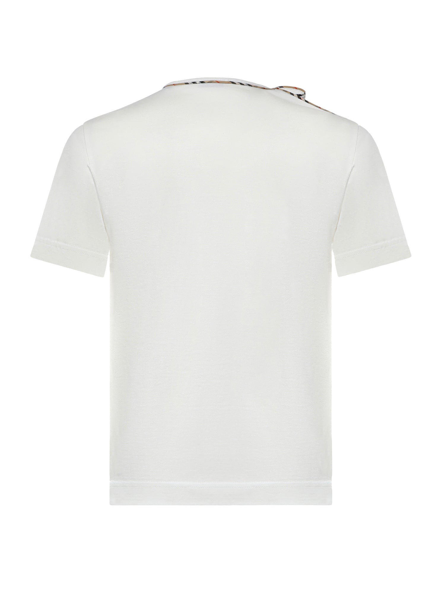 T-shirt in cotone con laccetti 8127210 B7078 BURBERRY 
