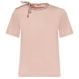 T-shirt in cotone con laccetti 8127211 C5331 BURBERRY 